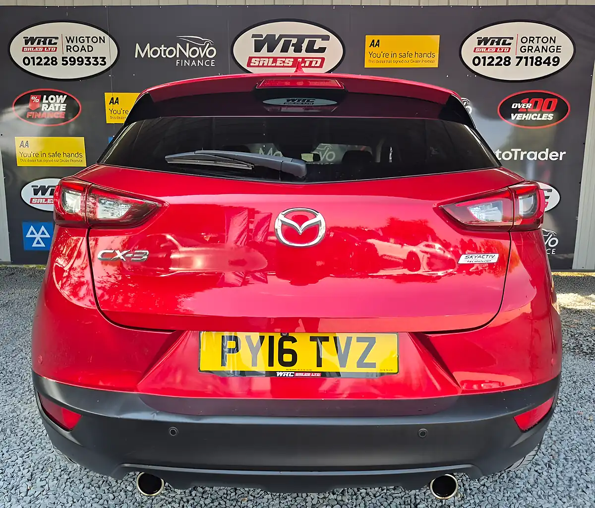 Used 2016 Mazda CX-3 Sport Nav Red - Interior and Exterior details 8