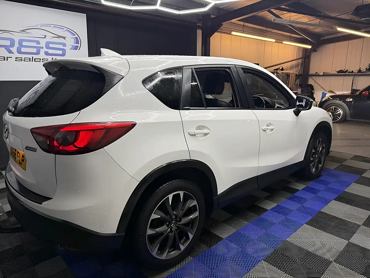 Used 2016 Mazda CX-5 Sport Nav White - Interior and Exterior details 10