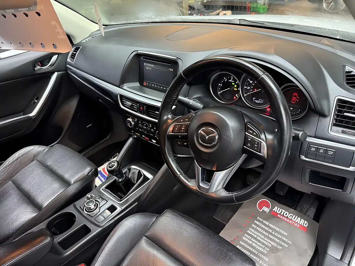 Used 2016 Mazda CX-5 Sport Nav White - Interior and Exterior details 13