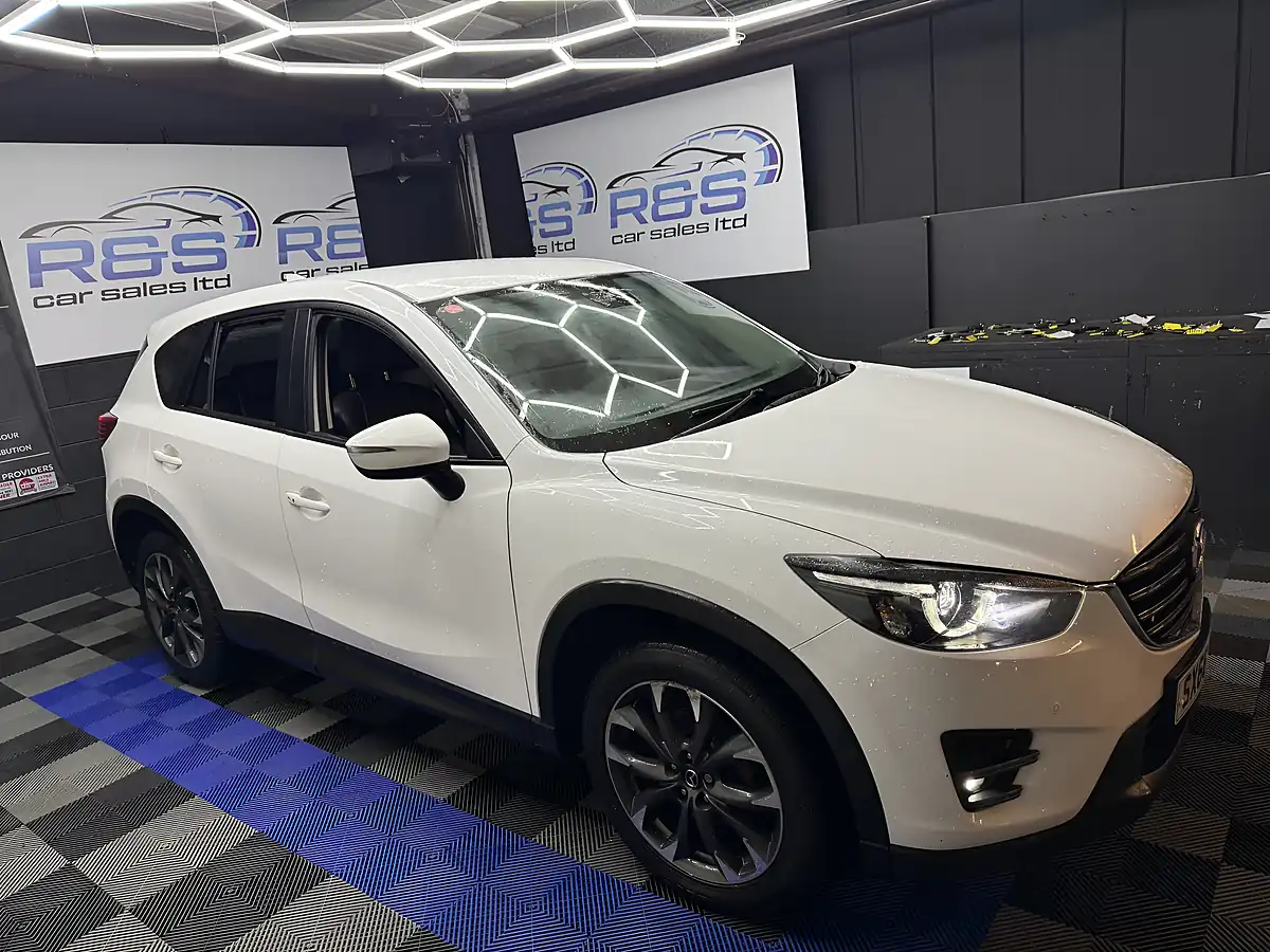 Used 2016 Mazda CX-5 Sport Nav White - Interior and Exterior details 2