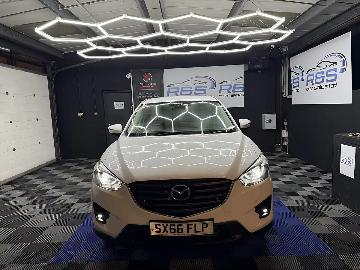 Used 2016 Mazda CX-5 Sport Nav White - Interior and Exterior details 4