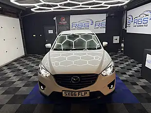 Used 2016 Mazda CX-5 Sport Nav White - Interior and Exterior details 5