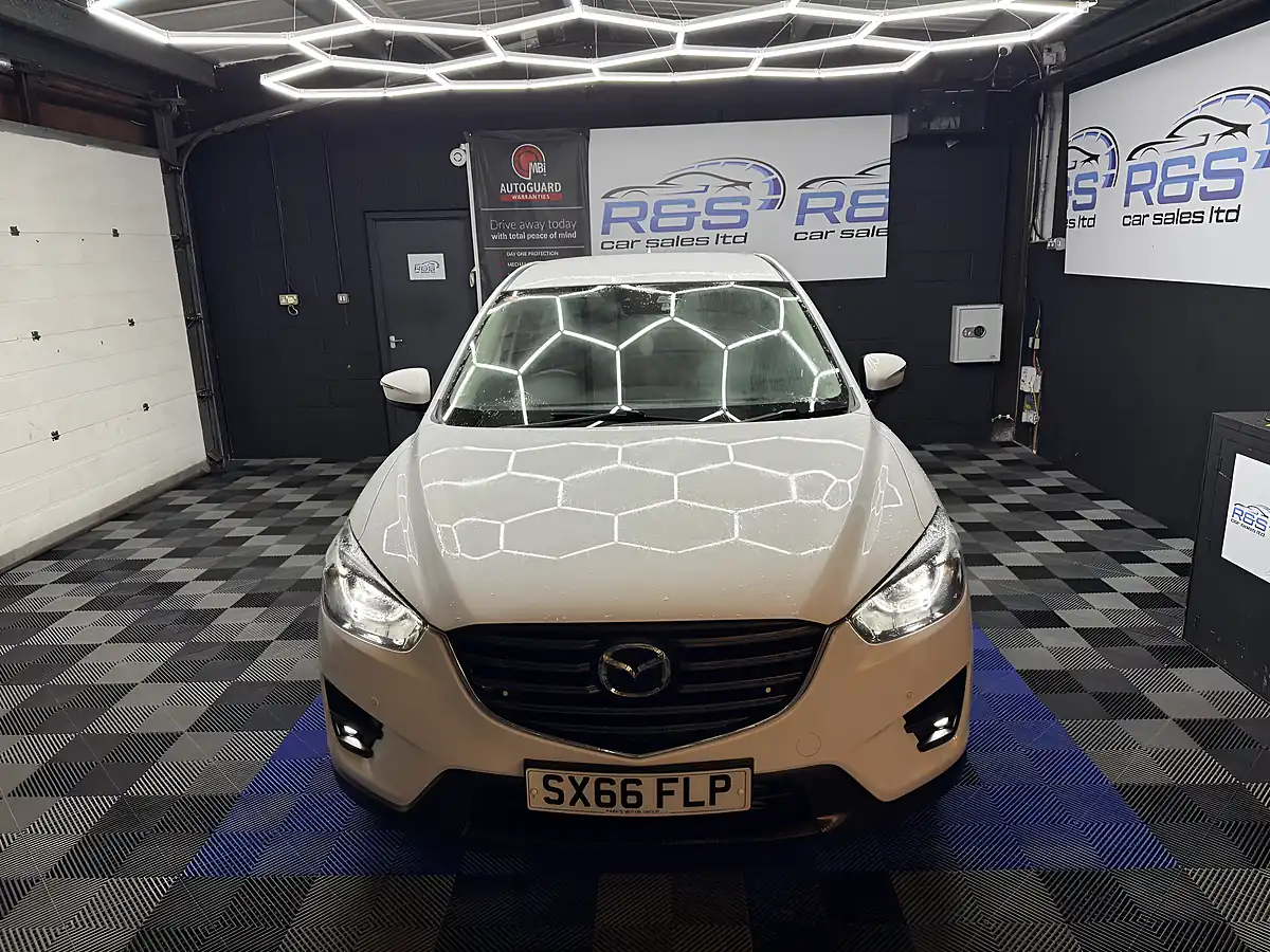 Used 2016 Mazda CX-5 Sport Nav White - Interior and Exterior details 5