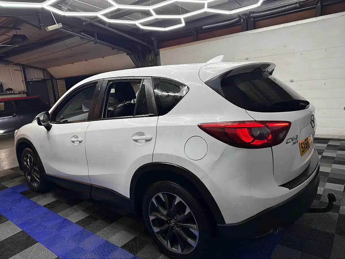 Used 2016 Mazda CX-5 Sport Nav White - Interior and Exterior details 7