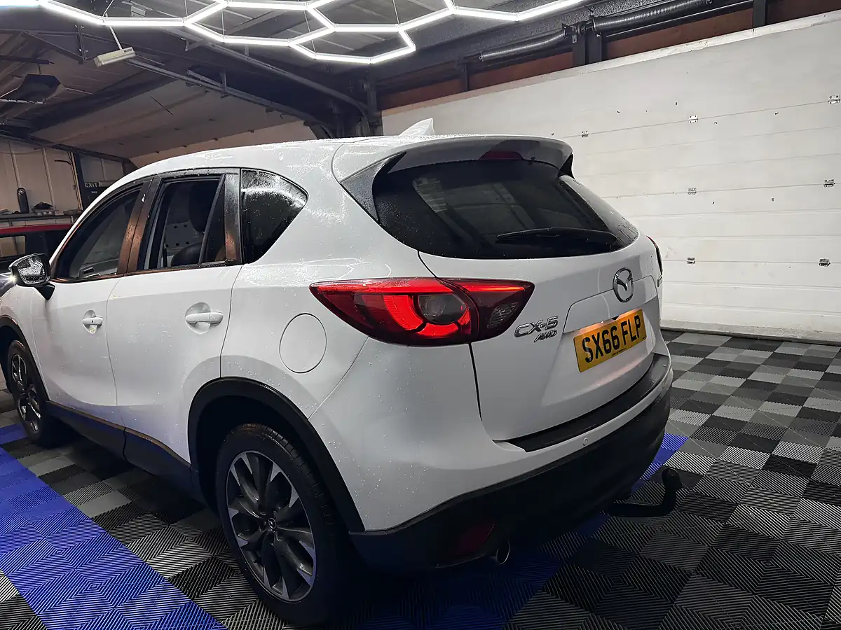 Used 2016 Mazda CX-5 Sport Nav White - Interior and Exterior details 8