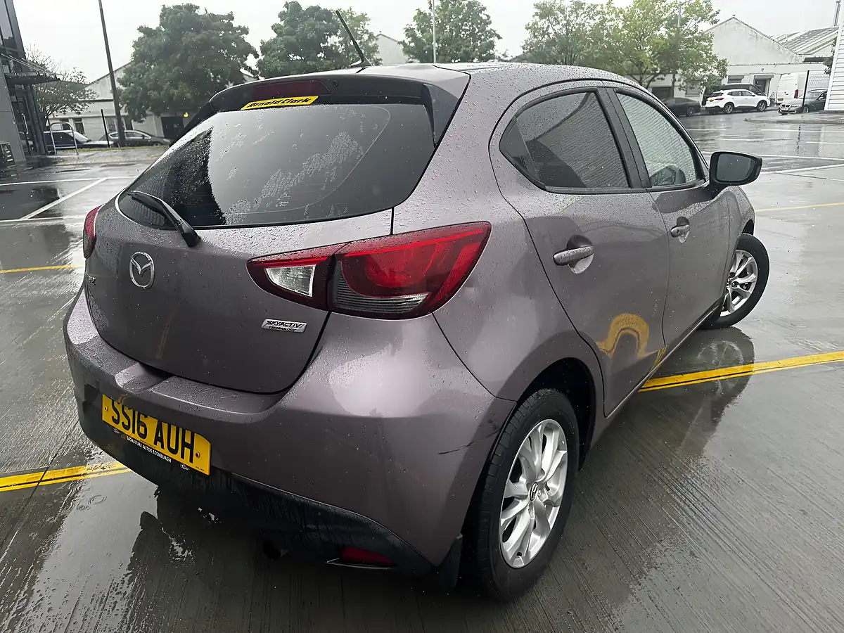 Used 2016 Mazda Mazda2 Se-L Purple - Interior and Exterior details 4