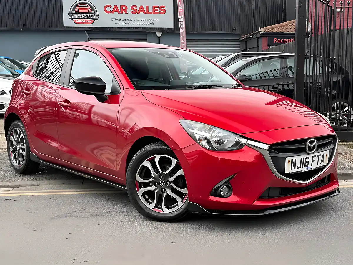 Used 2016 Mazda Mazda2 Sport Black Red - Front View