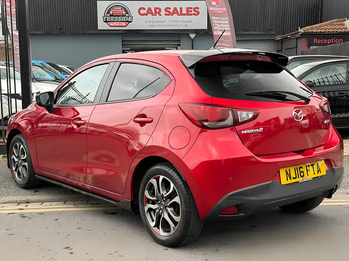 Used 2016 Mazda Mazda2 Sport Black Red - Interior and Exterior details 2