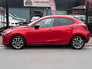 Used 2016 Mazda Mazda2 Sport Black Red - Interior and Exterior details 4