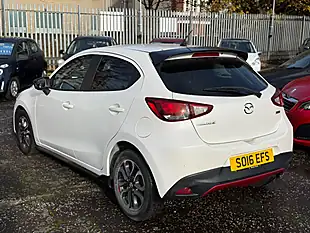 Used 2016 Mazda Mazda2 Sport Black White - Interior and Exterior details 4