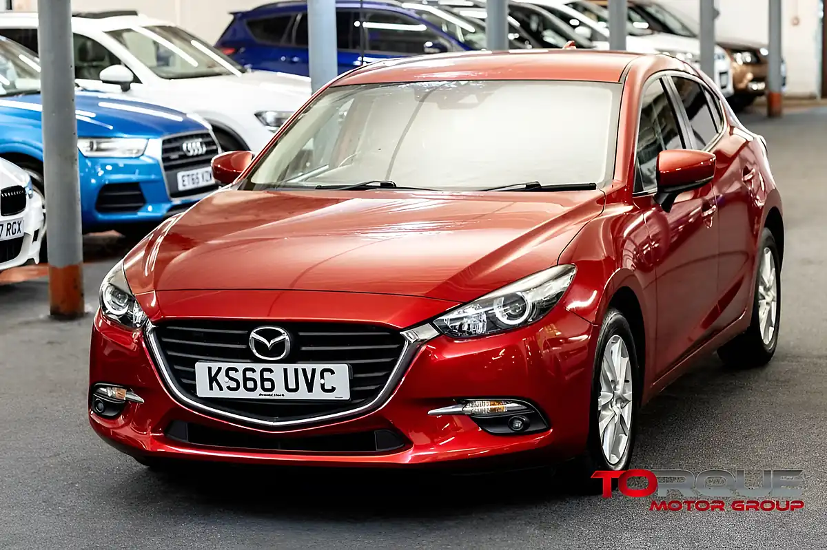 Used 2016 Mazda Mazda3 Se-L Nav Red - Front View