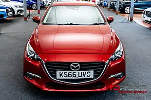 Used 2016 Mazda Mazda3 Se-L Nav Red - Interior and Exterior details 10