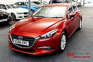 Used 2016 Mazda Mazda3 Se-L Nav Red - Interior and Exterior details 11