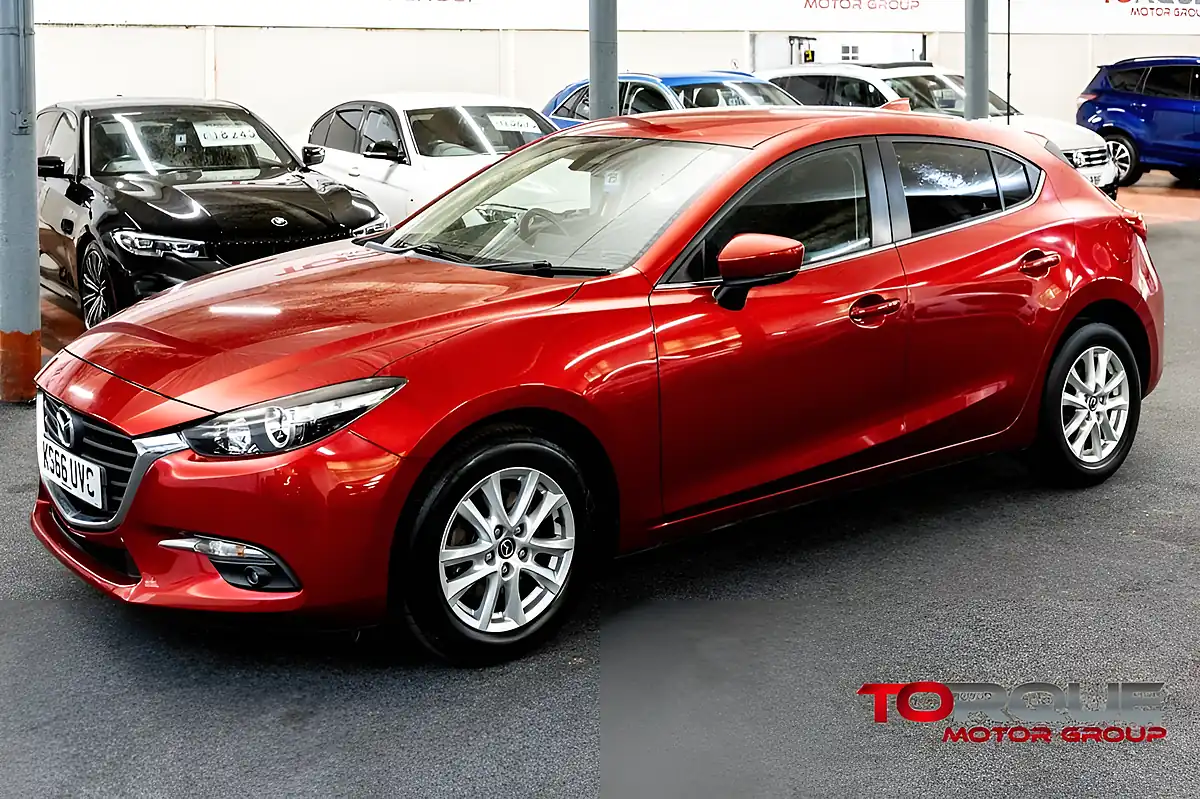Used 2016 Mazda Mazda3 Se-L Nav Red - Interior and Exterior details 12