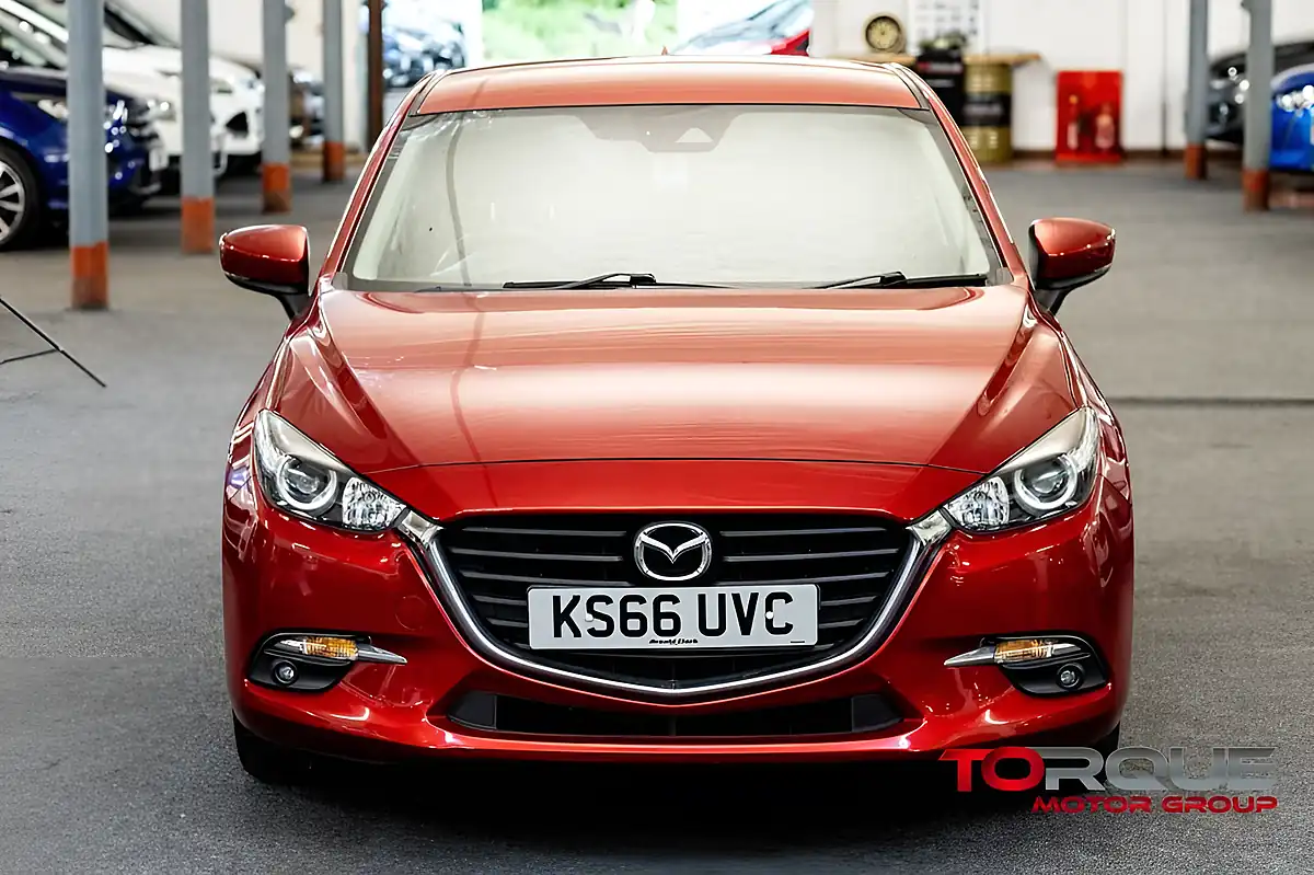 Used 2016 Mazda Mazda3 Se-L Nav Red - Interior and Exterior details 2