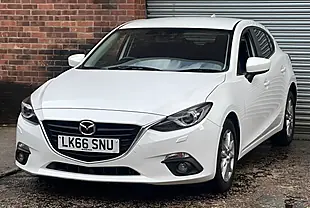 Used 2016 Mazda Mazda3 Se-L White - Interior and Exterior details 4