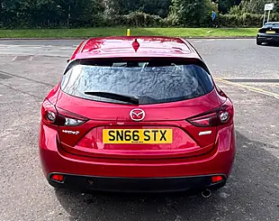 Used 2016 Mazda Mazda3 Se Nav Red - Interior and Exterior details 5