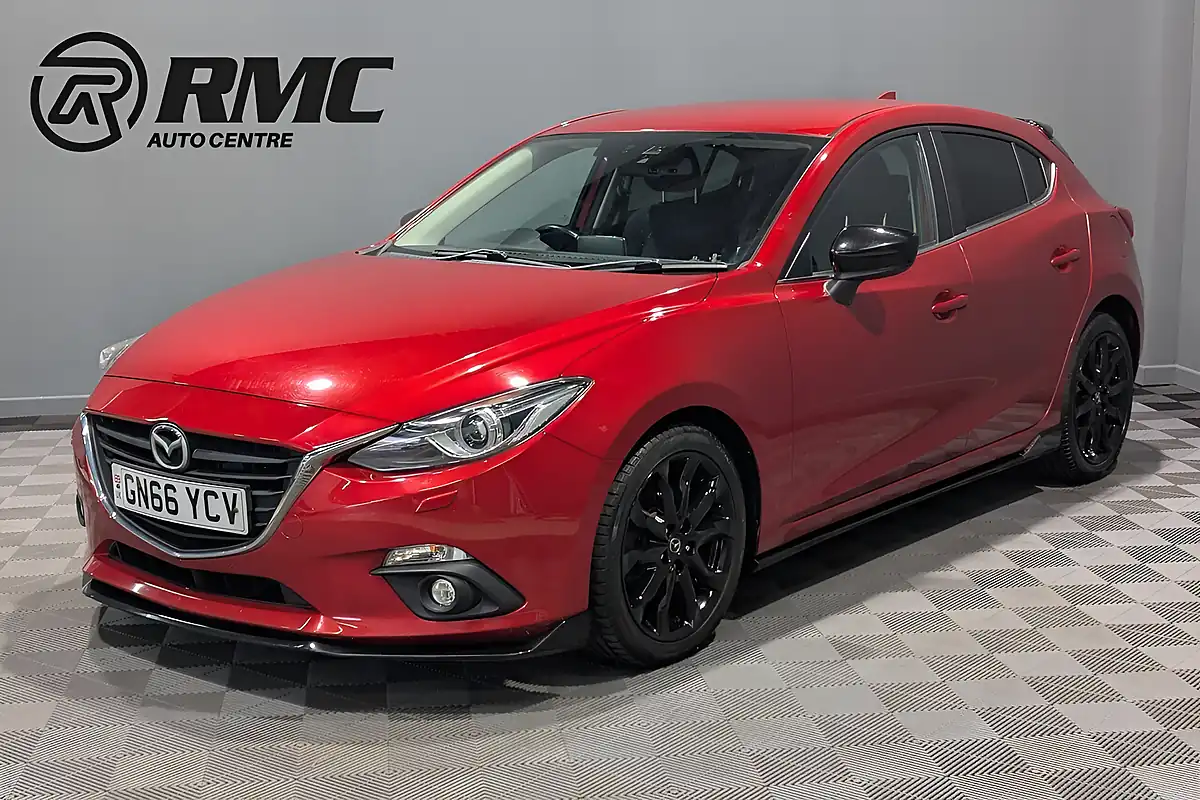 Used 2016 Mazda Mazda3 Sport Black Red - Front View
