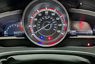 Used 2016 Mazda Mazda3 Sport Black Red - Interior and Exterior details 16