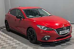 Used 2016 Mazda Mazda3 Sport Black Red - Interior and Exterior details 4