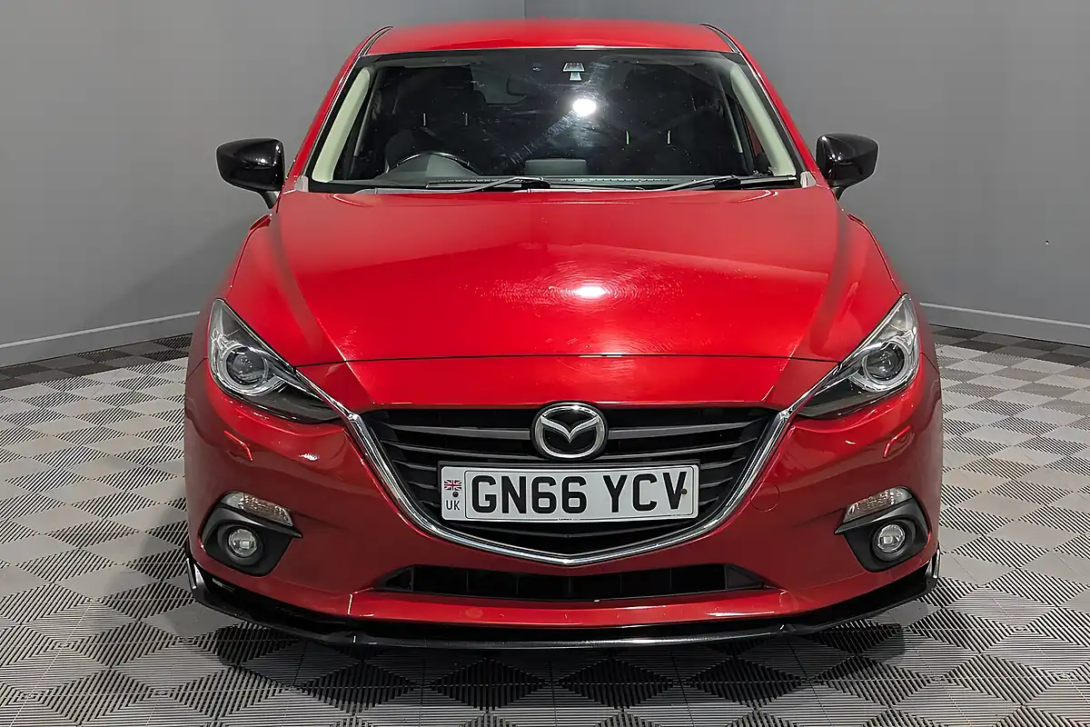 Used 2016 Mazda Mazda3 Sport Black Red - Interior and Exterior details 5