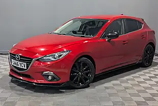 Used 2016 Mazda Mazda3 Sport Black Red - Interior and Exterior details 6