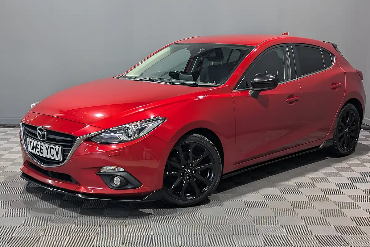 Used 2016 Mazda Mazda3 Sport Black Red - Interior and Exterior details 6