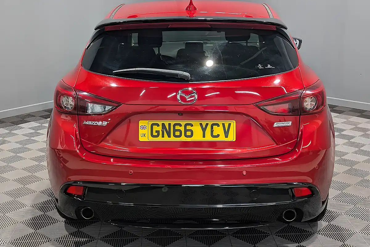 Used 2016 Mazda Mazda3 Sport Black Red - Interior and Exterior details 8