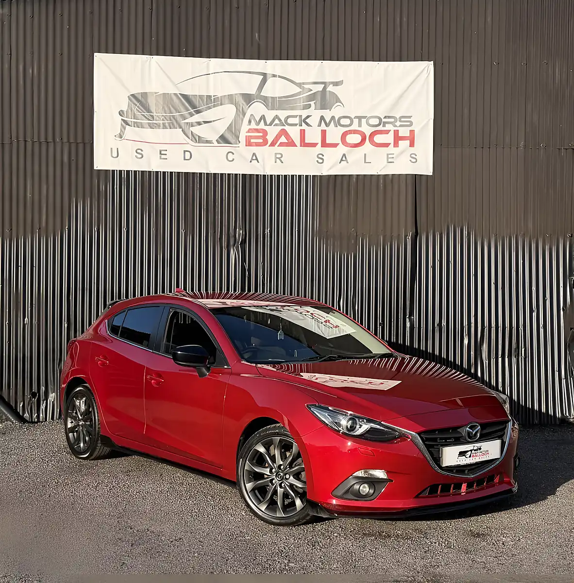 Used 2016 Mazda Mazda3 Sport Black Red - Front View
