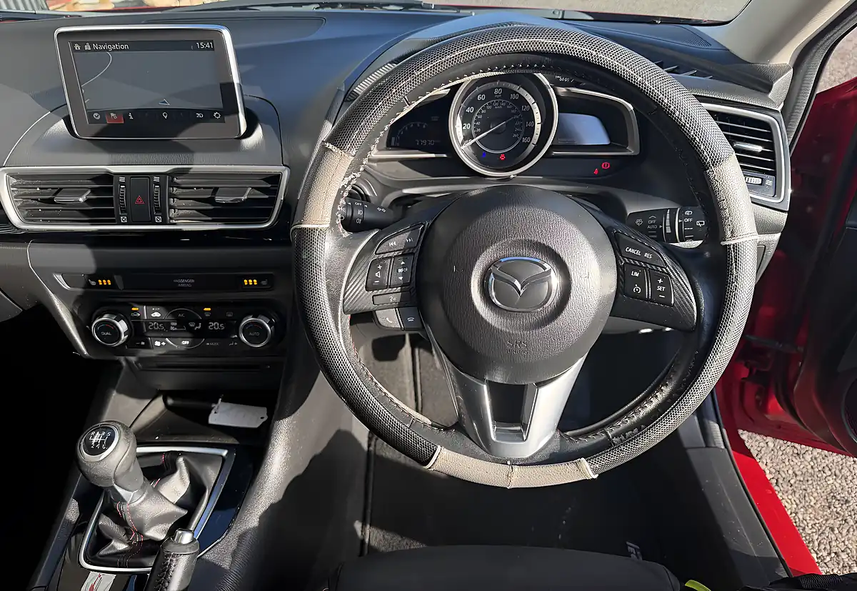 Used 2016 Mazda Mazda3 Sport Black Red - Interior and Exterior details 14