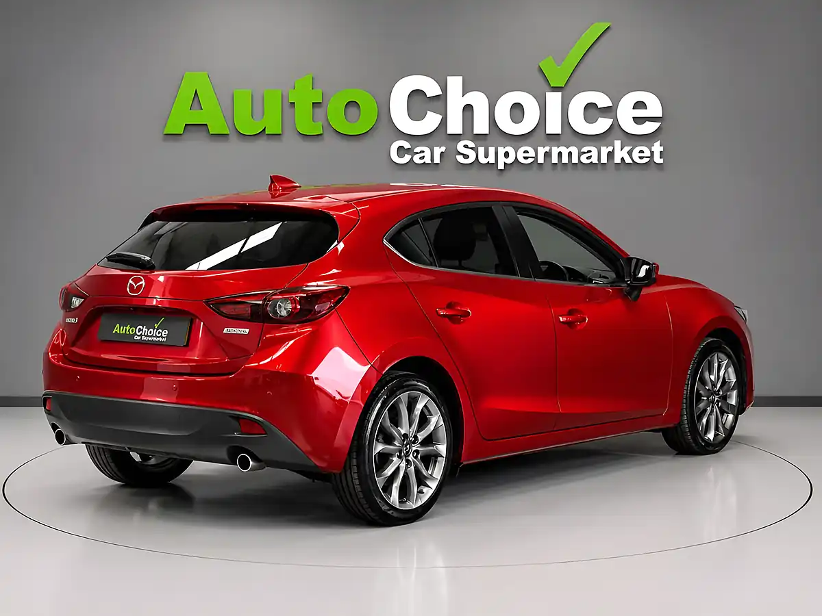 Used 2016 Mazda Mazda3 Sport Nav Red - Interior and Exterior details 13