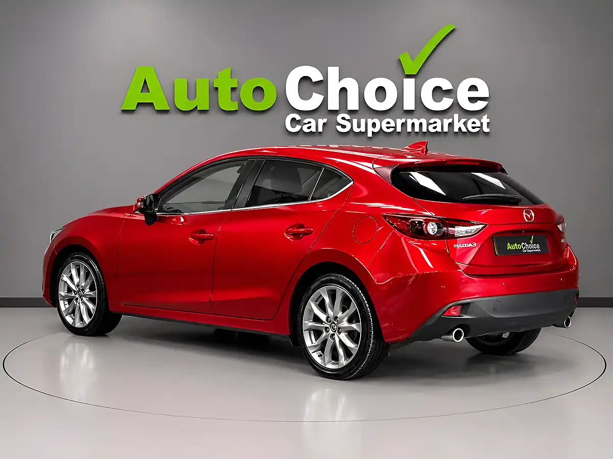 Used 2016 Mazda Mazda3 Sport Nav Red - Interior and Exterior details 9