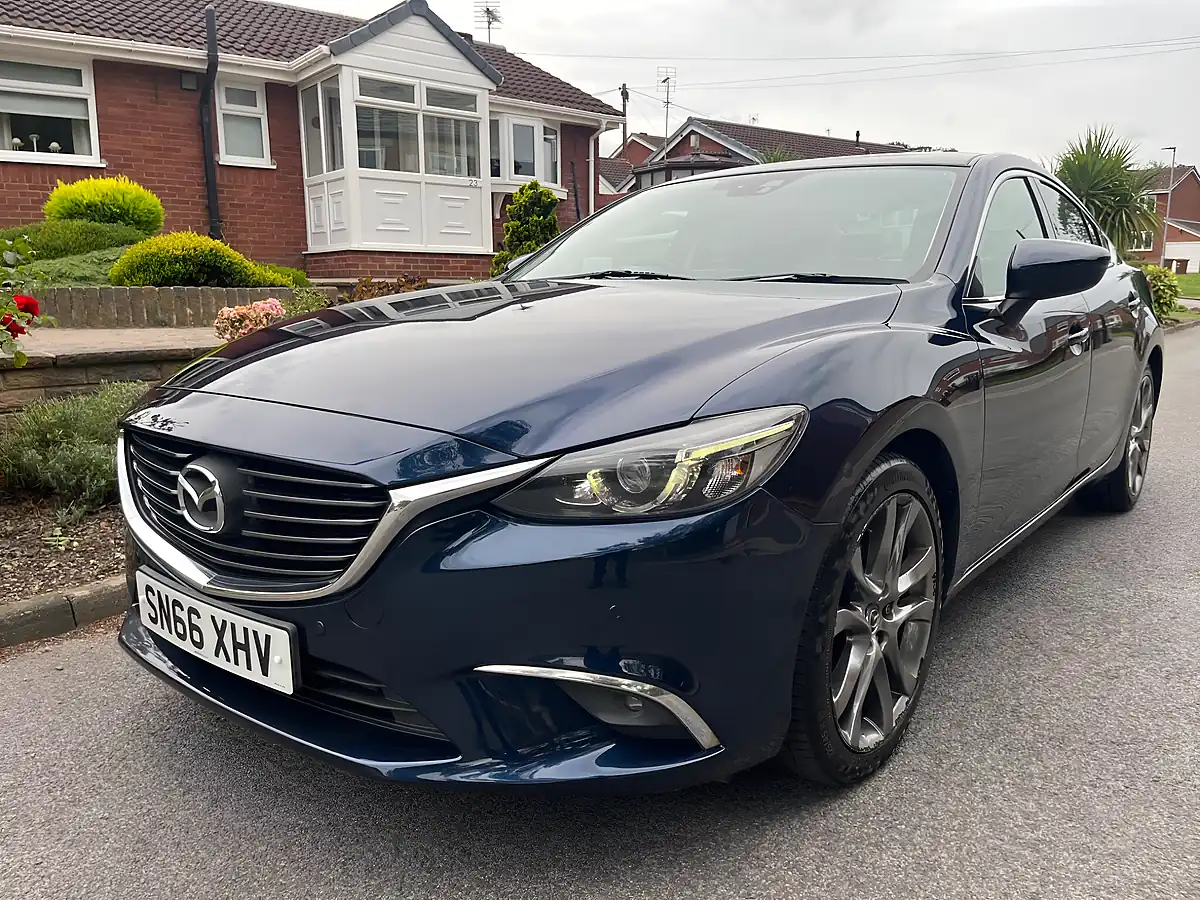 Used 2016 Mazda MAZDA6 Sport Nav Blue - Front View