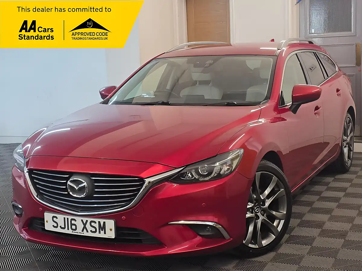 Used 2016 Mazda Mazda6 Sport Nav Tourer Red - Front View