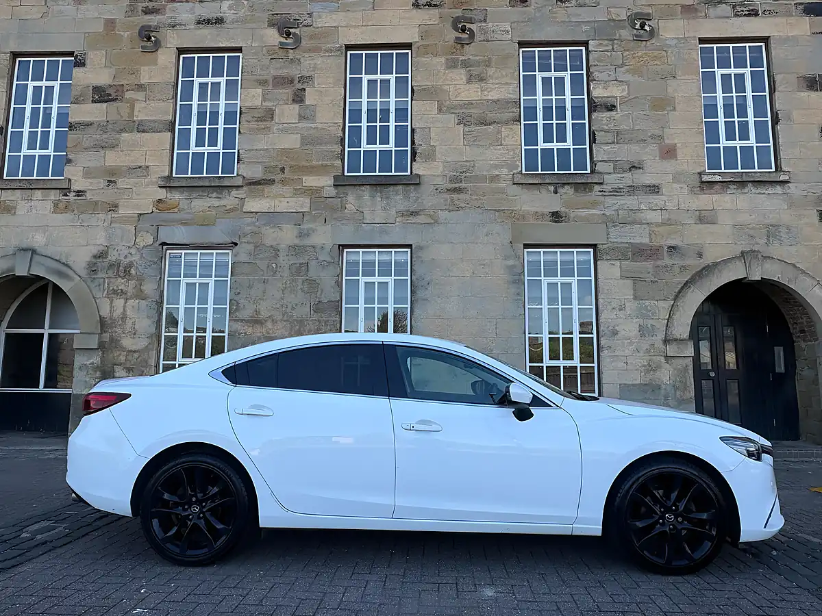 Used 2016 Mazda Mazda6 Sport Nav White - Interior and Exterior details 13