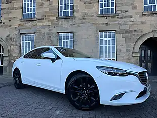 Used 2016 Mazda Mazda6 Sport Nav White - Interior and Exterior details 4