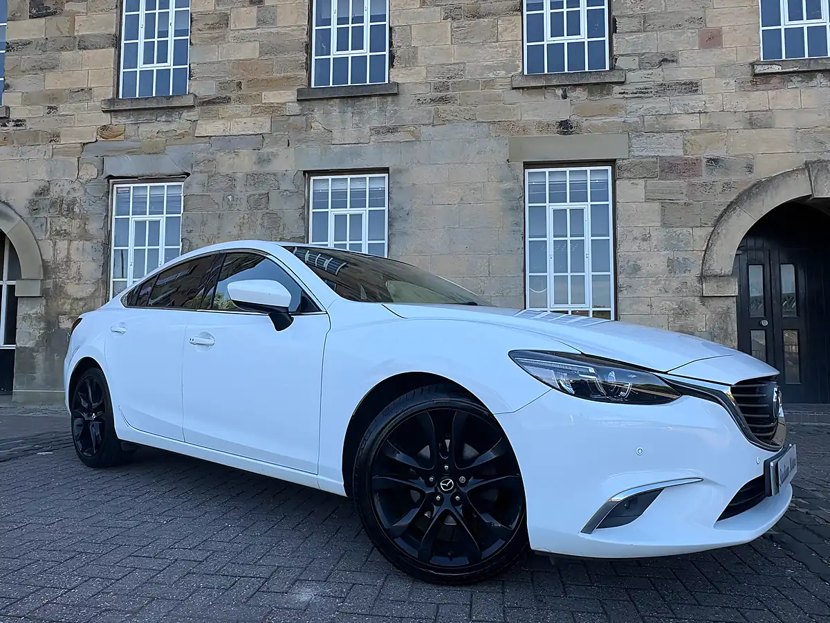 Used 2016 Mazda Mazda6 Sport Nav White - Interior and Exterior details 4