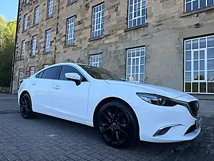 Used 2016 Mazda Mazda6 Sport Nav White - Interior and Exterior details 5