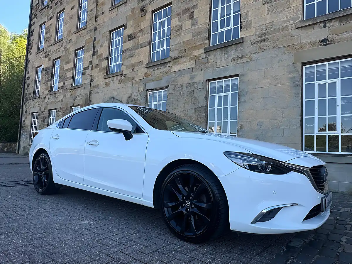 Used 2016 Mazda Mazda6 Sport Nav White - Interior and Exterior details 5