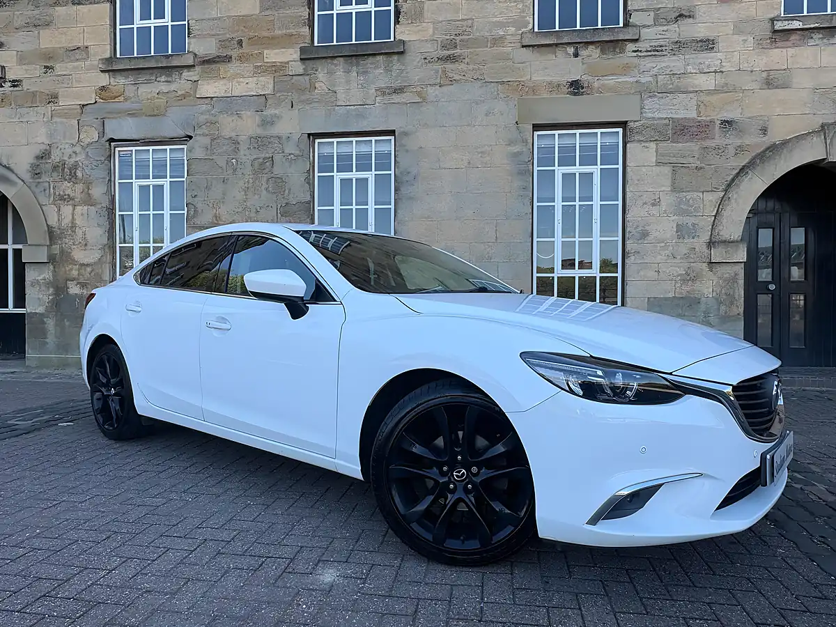 Used 2016 Mazda Mazda6 Sport Nav White - Interior and Exterior details 6
