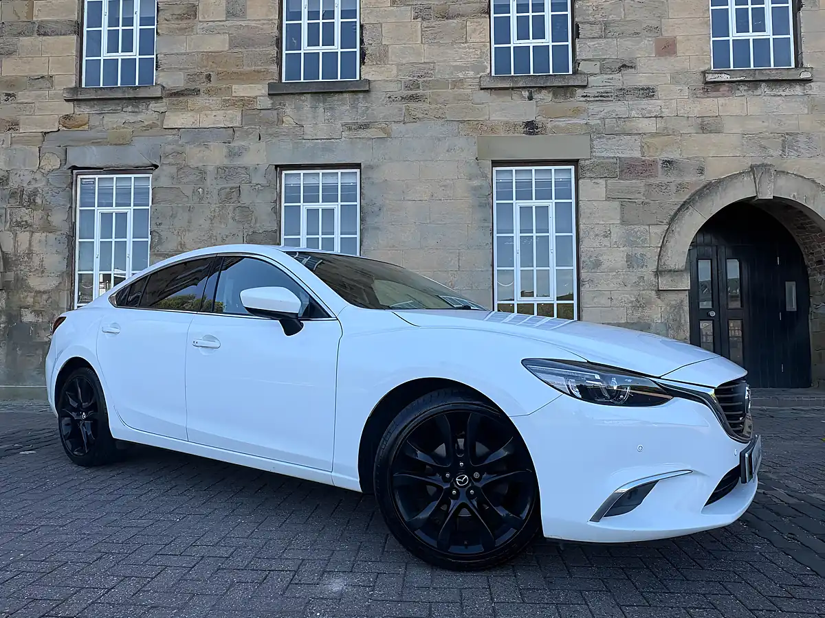 Used 2016 Mazda Mazda6 Sport Nav White - Interior and Exterior details 7