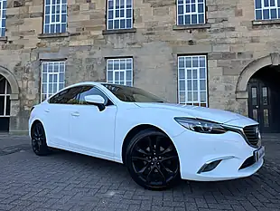 Used 2016 Mazda Mazda6 Sport Nav White - Interior and Exterior details 8