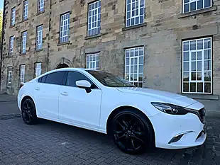 Used 2016 Mazda Mazda6 Sport Nav White - Interior and Exterior details 9