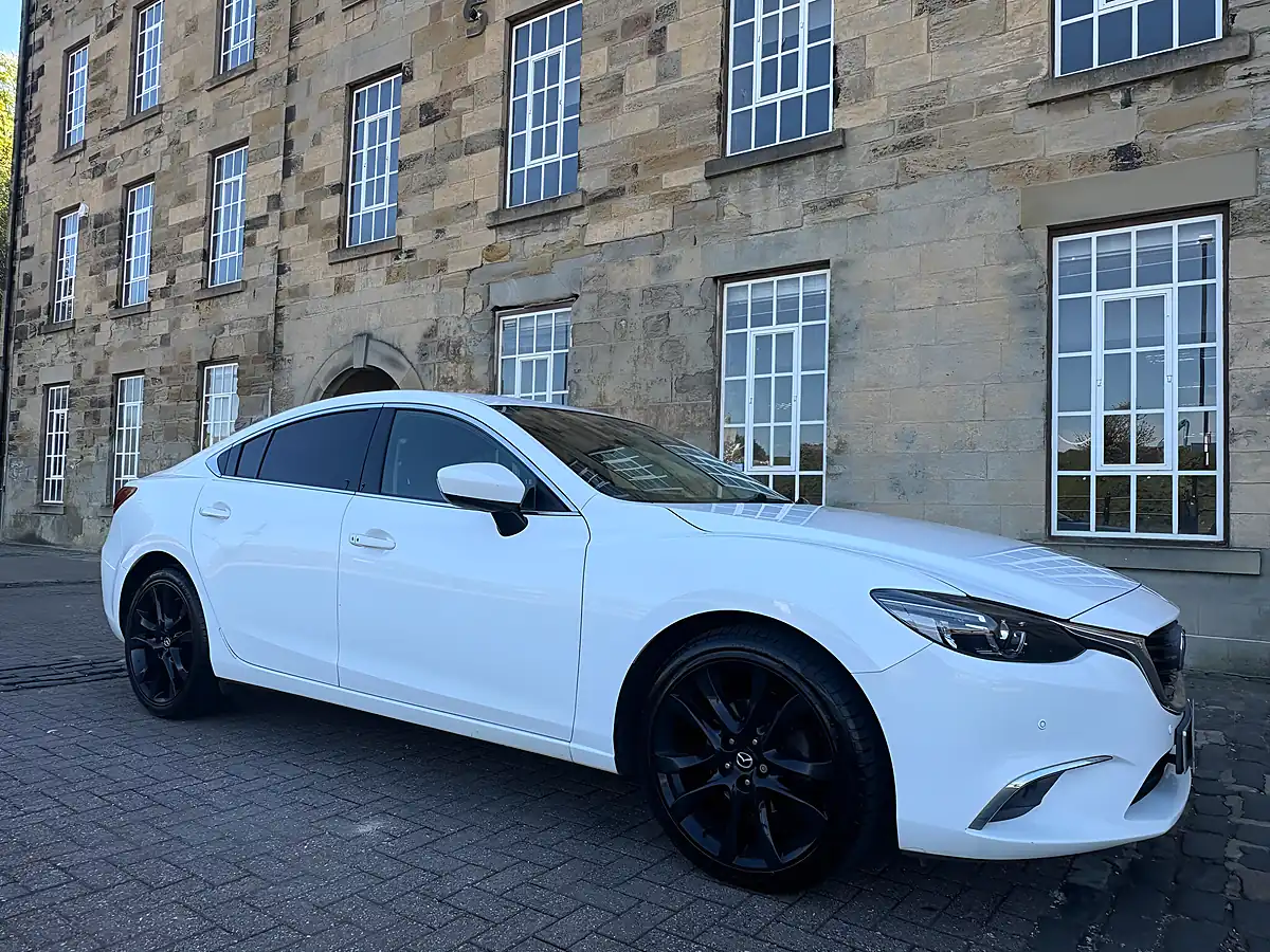 Used 2016 Mazda Mazda6 Sport Nav White - Interior and Exterior details 9