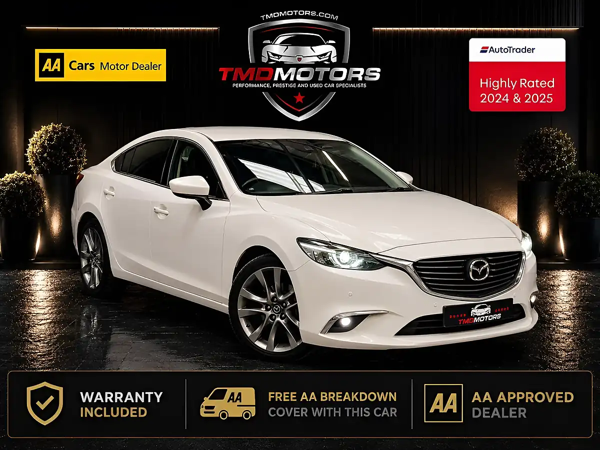 Used 2016 Mazda Mazda6 Sport Nav White - Front View