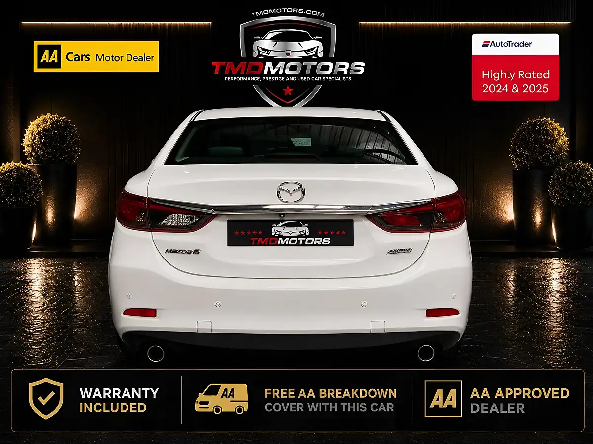 Used 2016 Mazda Mazda6 Sport Nav White - Interior and Exterior details 3