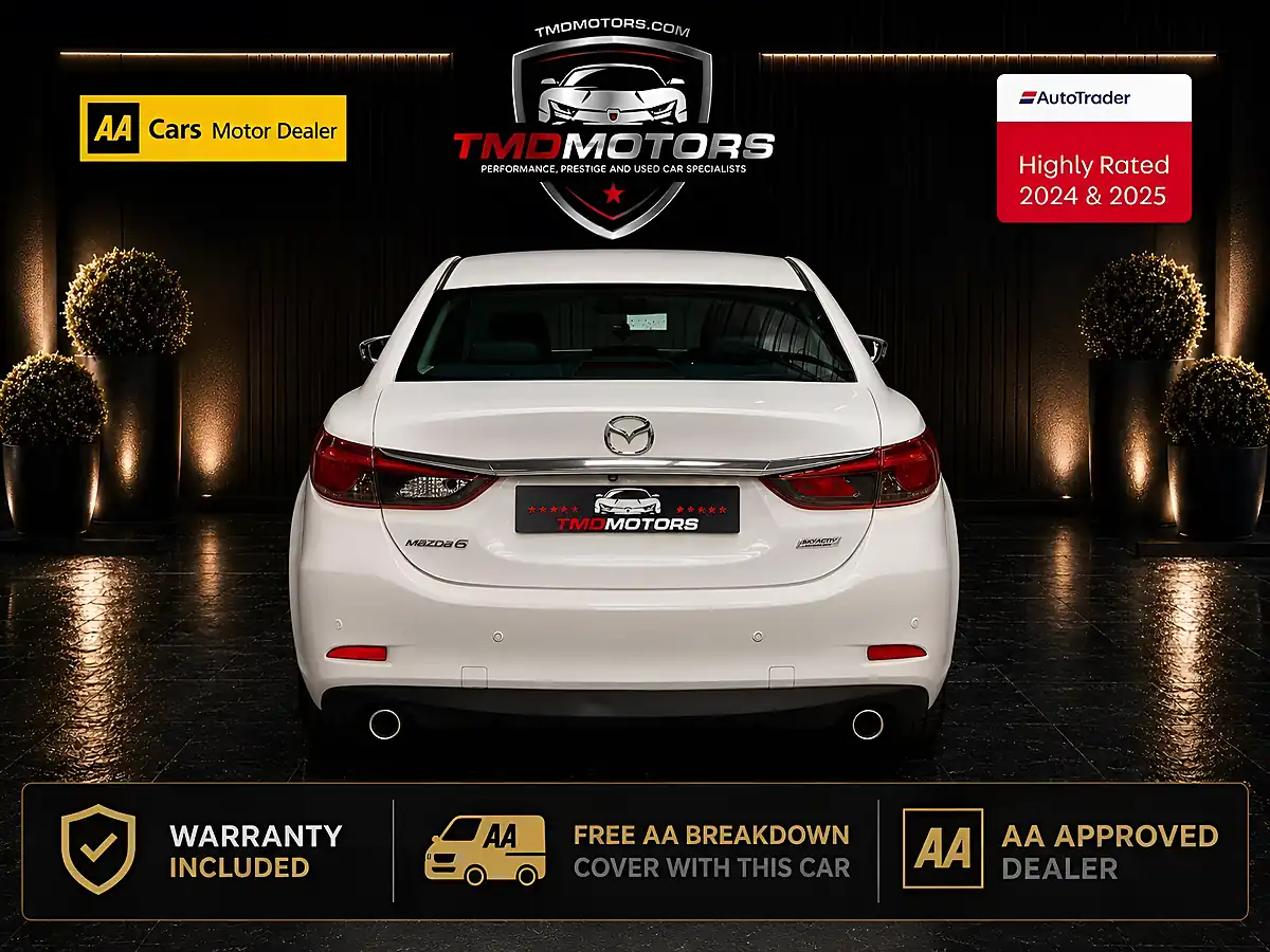 Used 2016 Mazda Mazda6 Sport Nav White - Interior and Exterior details 5