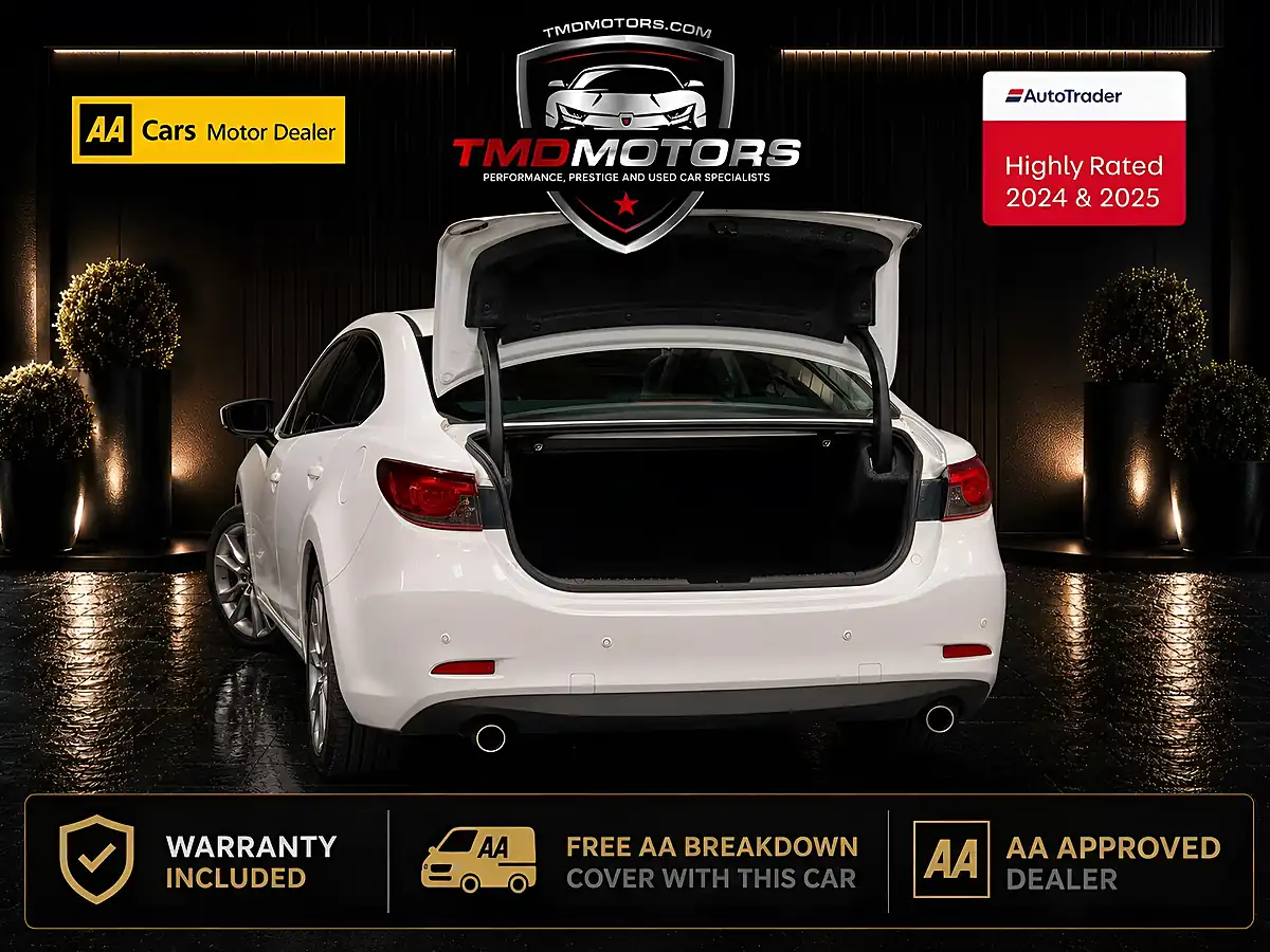 Used 2016 Mazda Mazda6 Sport Nav White - Interior and Exterior details 6
