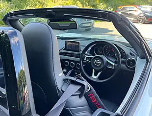 Used 2016 Mazda MX-5 Sport Arctic White - Interior and Exterior details 16
