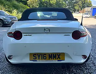 Used 2016 Mazda MX-5 Sport Arctic White - Interior and Exterior details 4